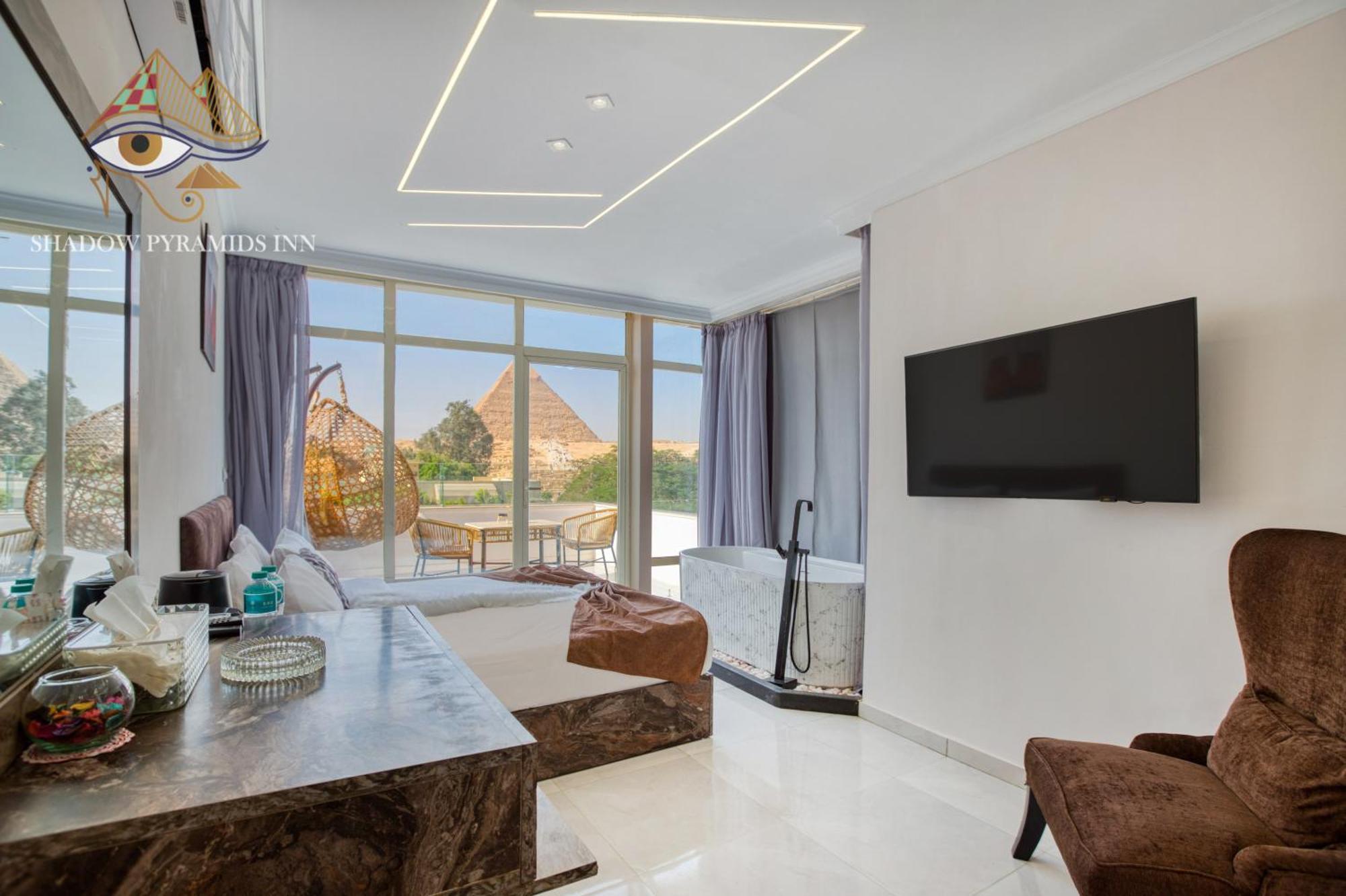 Shadow Pyramids Suites And Jacuzzi Kafrat al Jabal Экстерьер фото